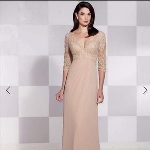 Cameron Blake MOB dress, roman pink, elegant